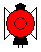 red lantern w/ red shield