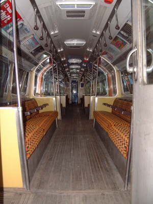 1983 Tube Stock - Car Interior