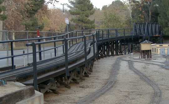 long curved trestle