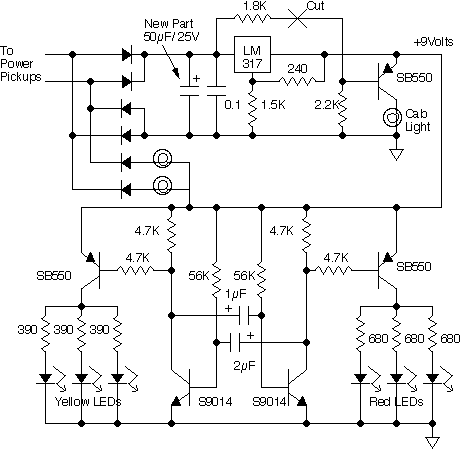 schematic diagram of Shay flicker circuit