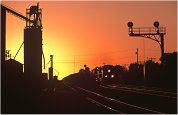 sunrise - coal empty approaches Quanah, TX