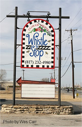 flower shop wash sign, Saginaw, TX