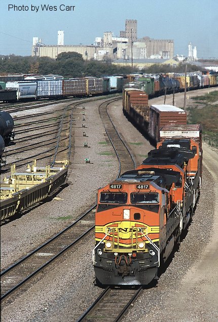 BNSF southbound at North Yard 
in Fort Worth.