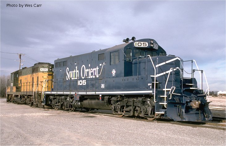 South Orient 105 at San Angelo,  Texas