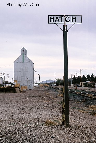 Hatch, NM station sign