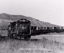  SP stack train in West Texas - 
November 1993