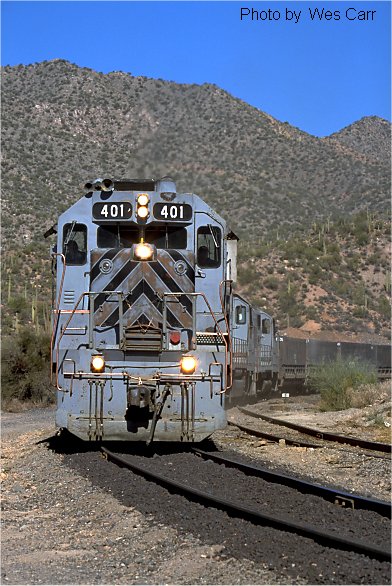 Copper Basin Railway, March 2002