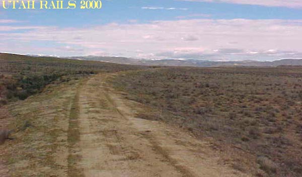 Rio Grande Western narrow gauge roadbed looking NW March 2000