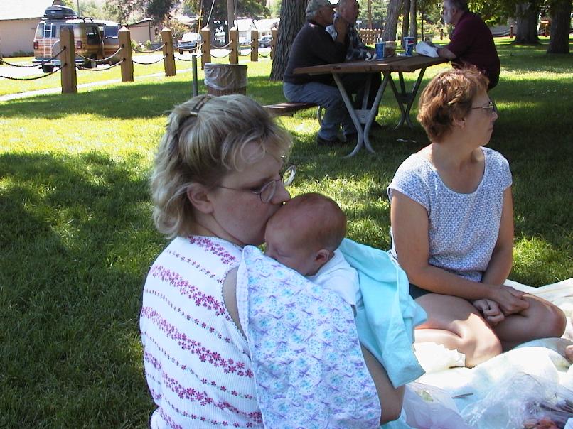 Molly and family at the park