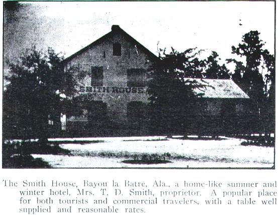 Smith House, owned by Mrs. T. D. Smith, Bayou la Batre