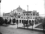 Mobile's Union Terminal, circa 1940. This image shows the porte cochere still attached.