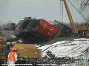 Canadian National Derailmant; Firdale, Manitoba  5-2-2002