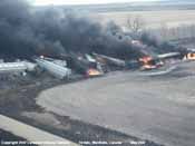 Canadian National Derailmant; Firdale, Manitoba  5-2-2002