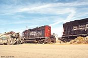 UP Mojave Wreck,  Fleta, CA