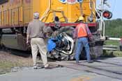 UP 4853 Tractor Wreck