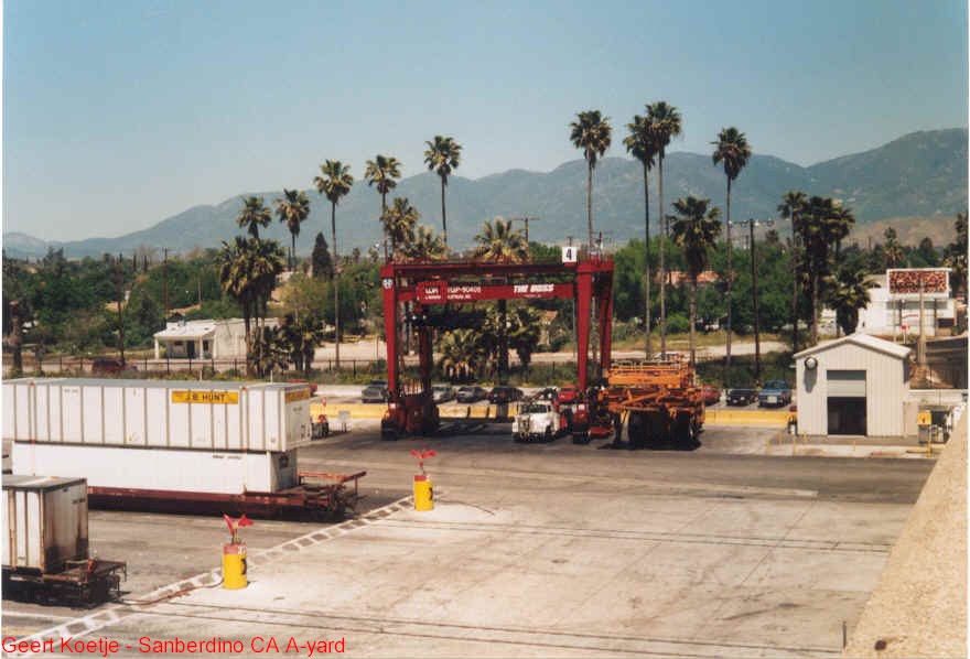 One of the Intermodal Cranes at the Yard