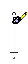 Lunar White semaphore (diagonal)