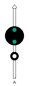 CPL white below vertical green