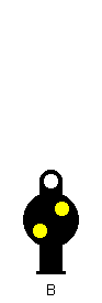 Dwarf CPL white above diagonal yellow