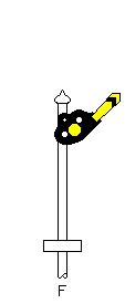 yellow semaphore with number plate