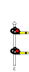 Red over Red Semaphore