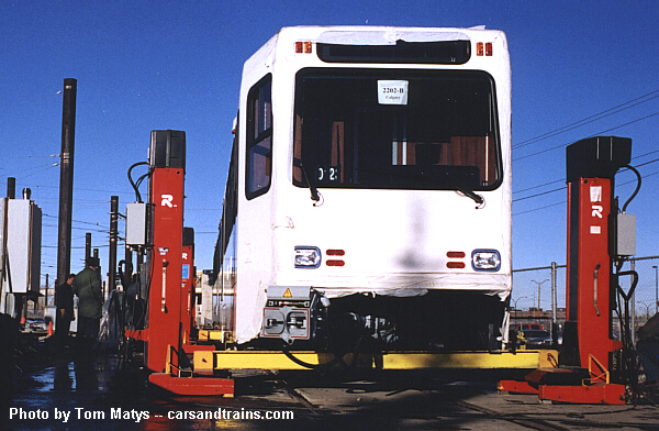 car 2202 arrives at Anderson 6 of 6