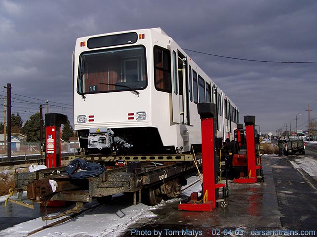 car 2216 arrives at CT 4 of 9