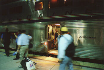 Boarding activity at Oakland