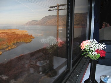 Klamath Lake from the breakfast table
