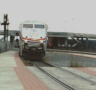 Our train arrives