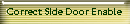 Correct Side Door Enable