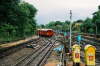 Emerging from Ealing Common Depot