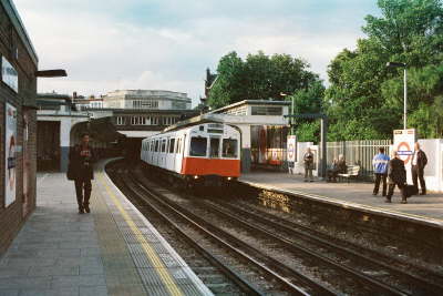 Arriving at Ealing Common