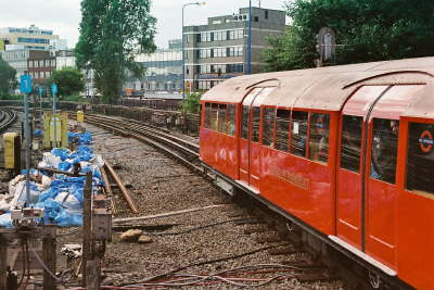 Departing Harrow-on-the-Hill
