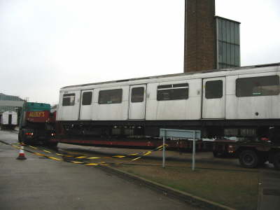 Reversing out of the depot