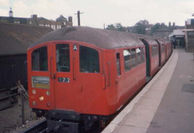 1938 Tube Stock at New Cross