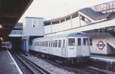 A Stock arriving at Surrey Docks