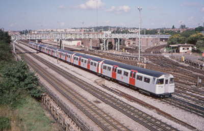 1972 Tube Stock at Neasden