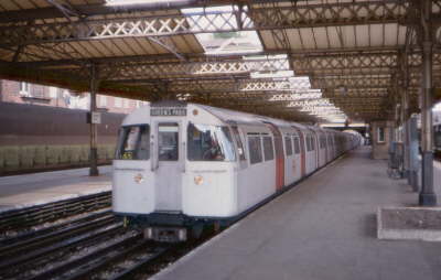 1972 Tube Stock at Queens Park