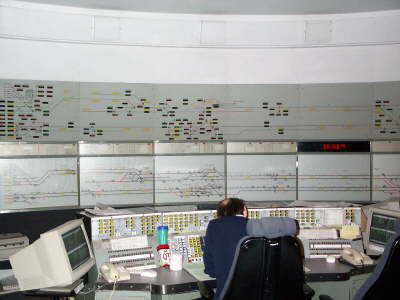 Northern Line diagram and signaller