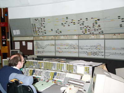 Signaller at work