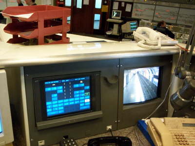 Northern Line Controller's desk