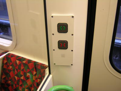 Door Open and Close buttons