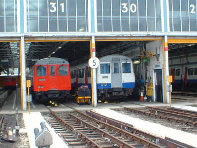Neasden depot - Stabling Roads