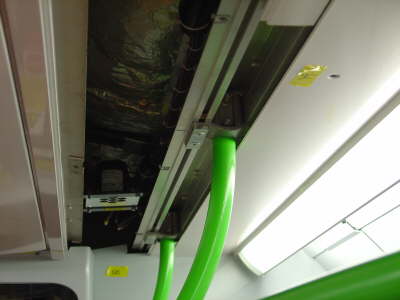 Grab pole ceiling fixing