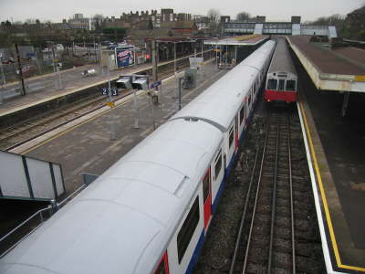 Arriving in Upminster Platform 3