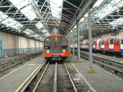1992 Tube Stock in White City Depot