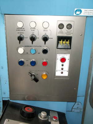 Offside cab panel - detail
