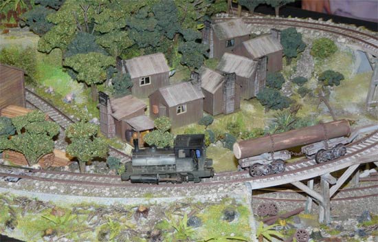 Merrijigs Sawmill - log on carriage