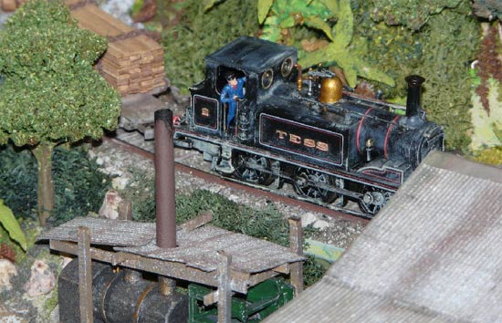 Merrjigs Sawmill - processed logs on carriage